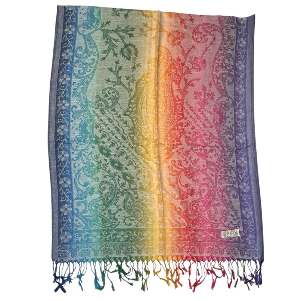 100% Cashmere Made in Jerusalem Long Wrap Scarf